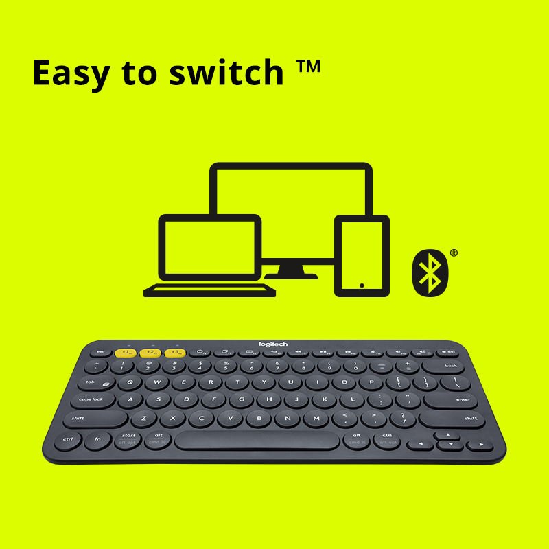 Custom Russian Logitech K380 Switches Ergonomic Office Ipad Usb Pc Phone Computer Laptop BT Tablet Wireless Mobile Keyboard