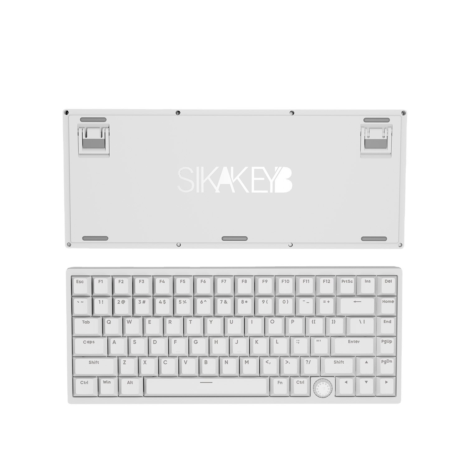 SIKAKEYB Castle Ck75 Us 83 Keys Gateron Magnetic Jade Switch Gaming Mechanical Keyboard With Colorful Backlight