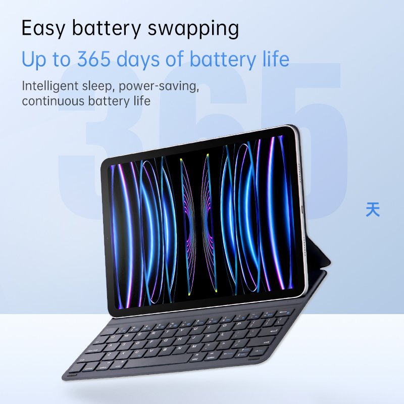 Amazon Hot Selling Best Smart Slim Magic Keyboard Case for Office Study Magnetic Wireless Keyboard Case for ipad 10th generation