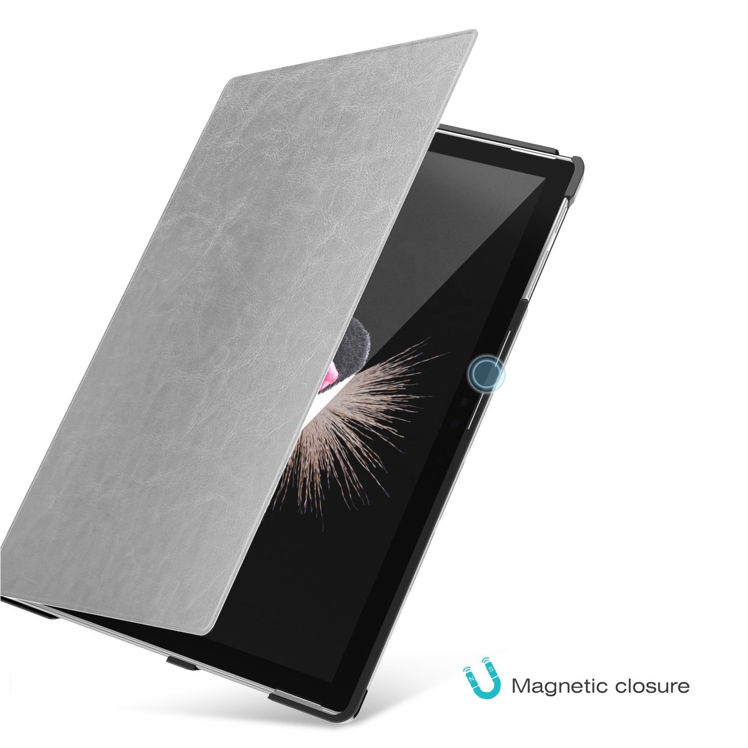 MoKo Smart Slim Shell Lightweight Stand Cover Case for Surface Pro 6/5/LTE/4 Tablet