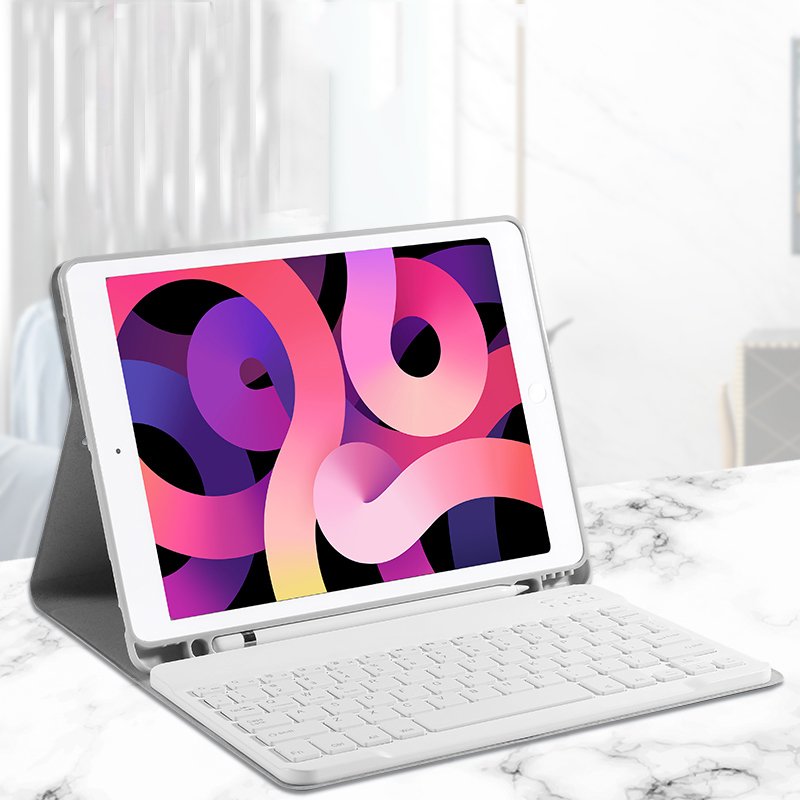 Factory wholesale Luxury leather 10.9 Inch air4 2020 tablet cover case for ipad air 4 case with keyboard