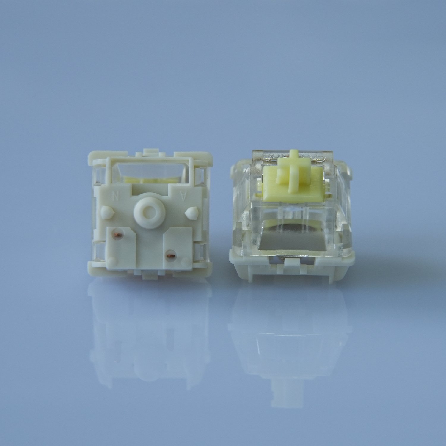 Gateron Jupiter Switch Banana 5 pin Prelubed Tactile 59gf double stage spring RGB DIY hot swap gaming mechanical keyboard switch