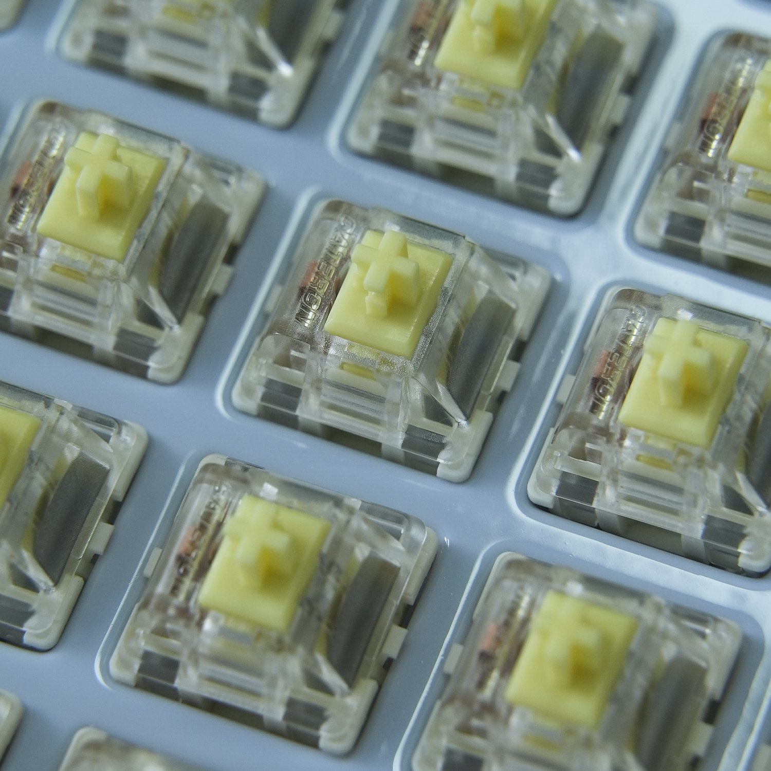Gateron Jupiter Switch Banana 5 pin Prelubed Tactile 59gf double stage spring RGB DIY hot swap gaming mechanical keyboard switch