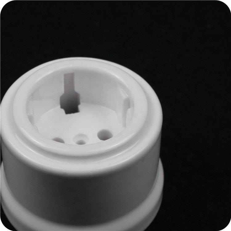 decoration glossy customize socket ceramic porcelain switch