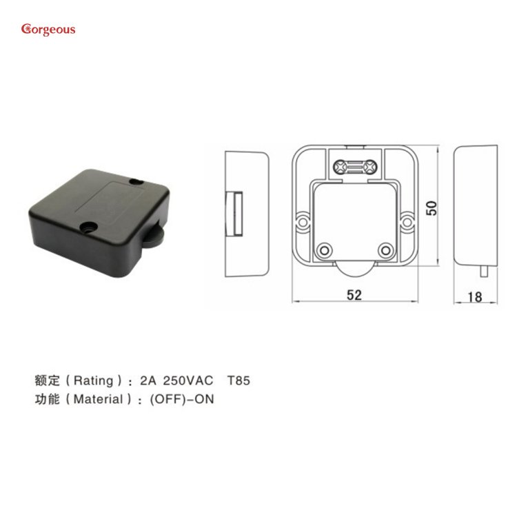 price push button electrical switch normally open cabinet electric momentary for wardrobe kitchen cabinet led light