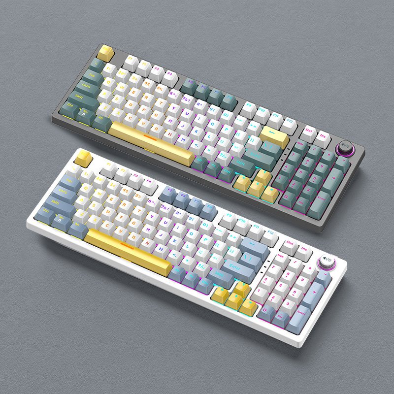 85% RGB Mechanical Gaming Keyboard and Mouse Combo Mechanical Keyboard Mouse Set