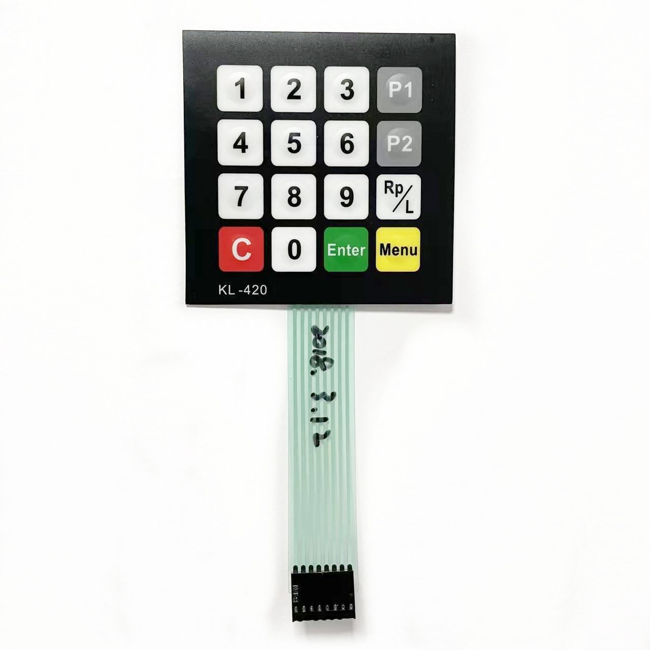 Fuel Dispenser Oil-resistance Membrane Switch Keyboard PC Screen Printing China Wholesale Led Tactile Membrane Switch 6 Layers