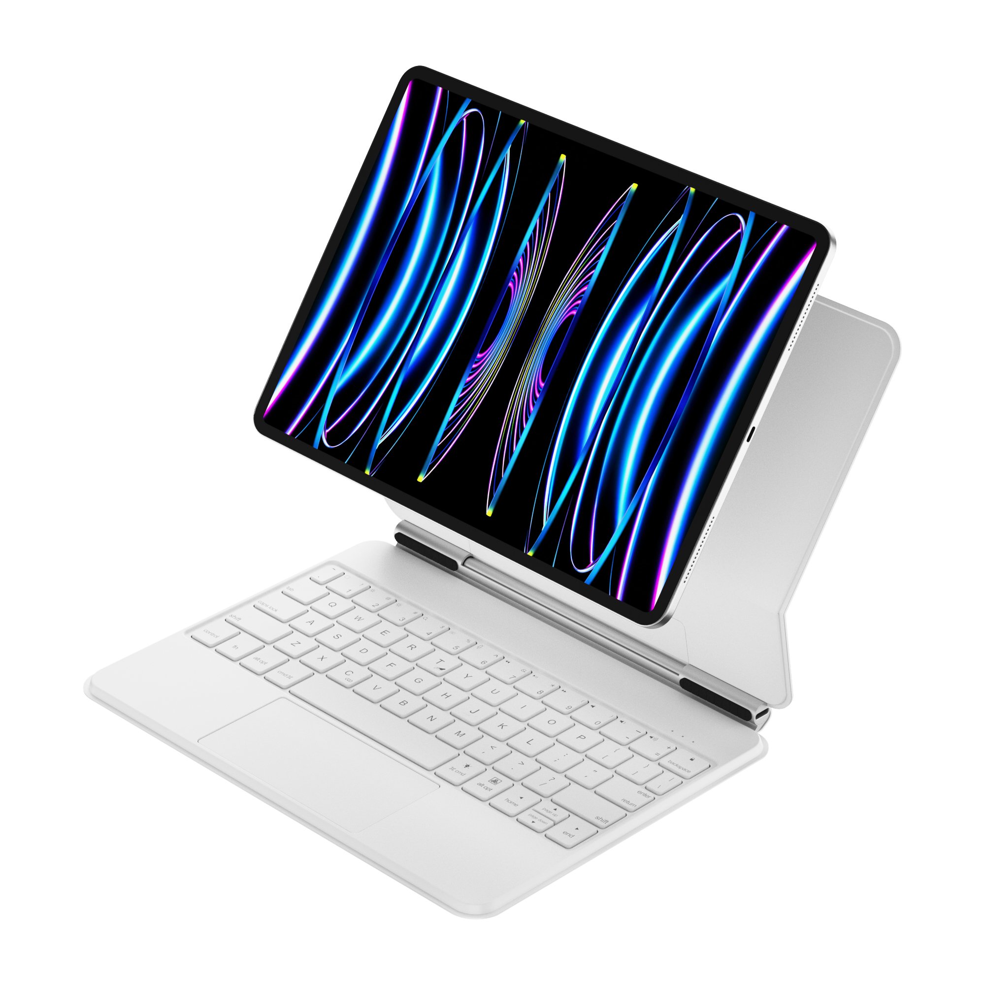 Magic Keyboard for iPad Pro 11 2024 Air 4 Air 5 Air 6 for iPad 12.9 10th Generation 6th 5th 4th 3rd Gen Cover Case