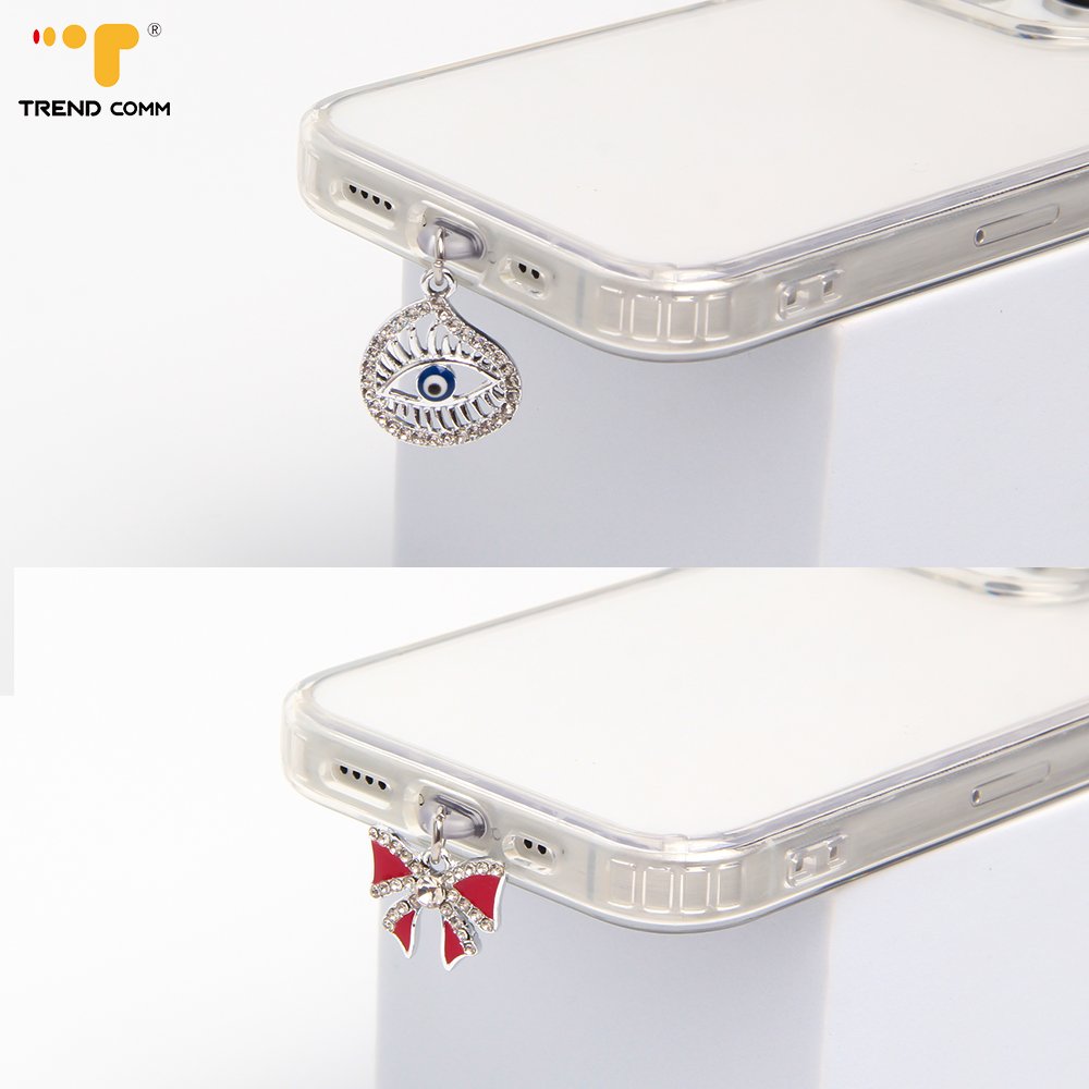 Decorative Anti-Dust Charging Plug Phone Cover DIY Mobile Phone Decoration Accessory