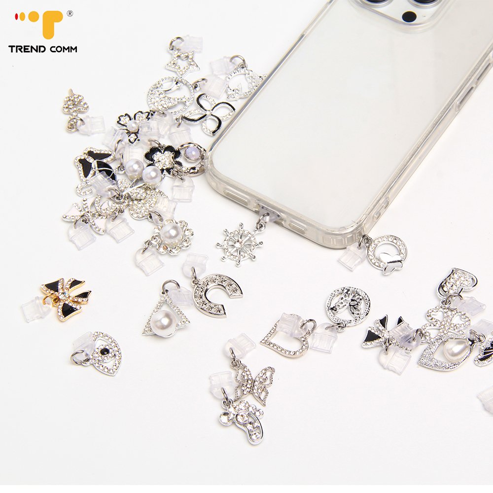Decorative Anti-Dust Charging Plug Phone Cover DIY Mobile Phone Decoration Accessory