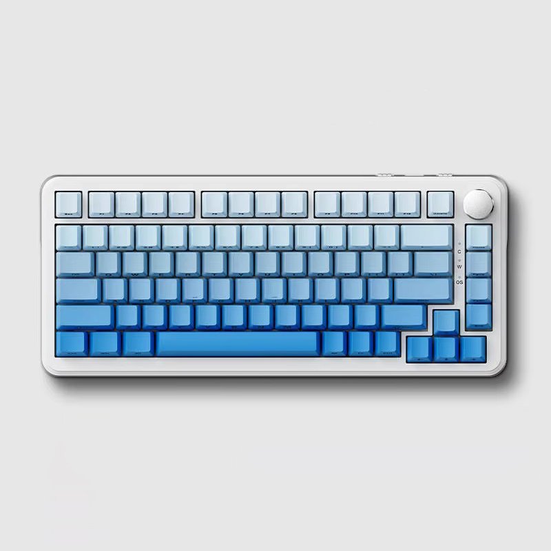 New Arrived Ajazz AK820MAX 75% Gasket Gaming BT Wired USB RGB 2.4G Wireless Mechanical keyboard with Screen