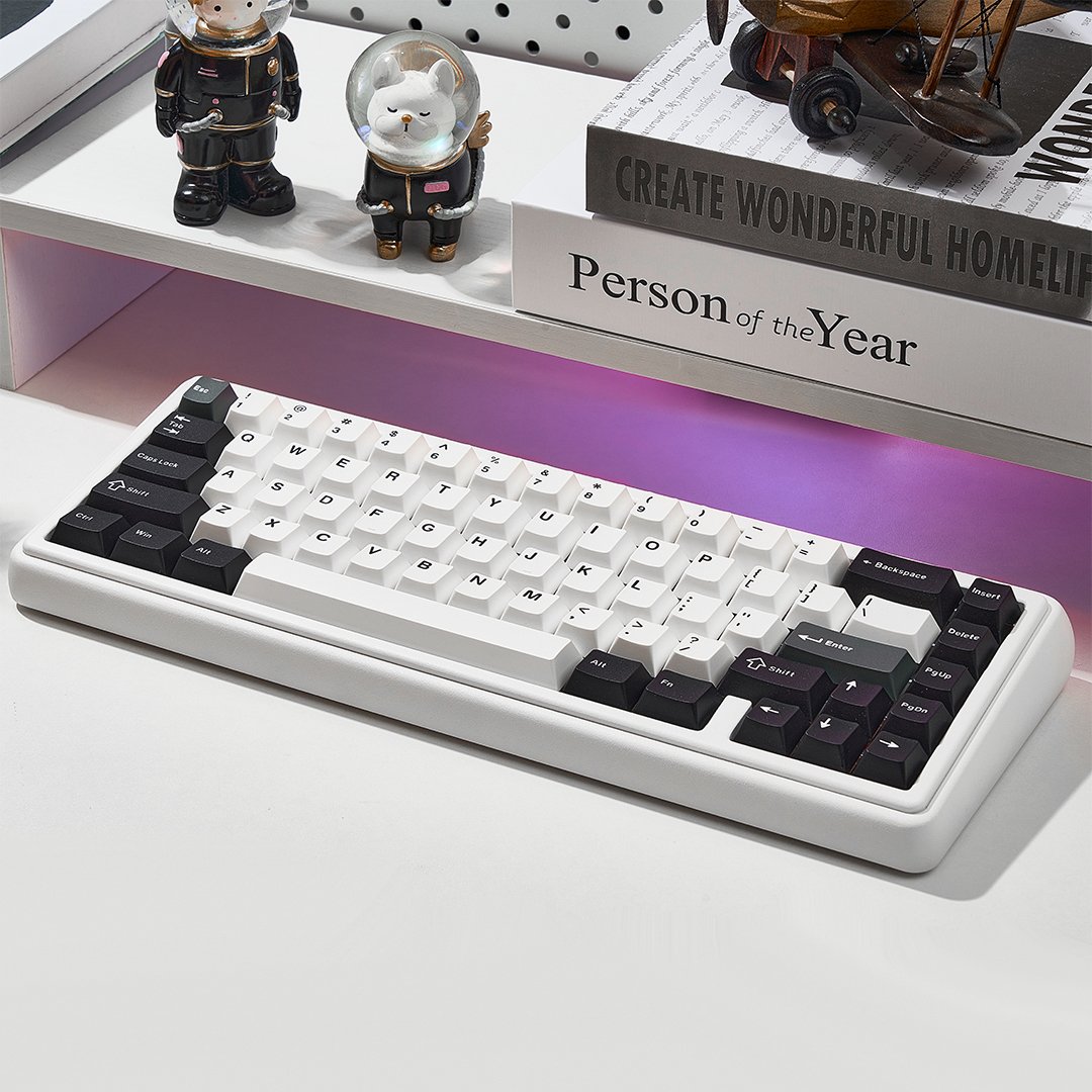 65% Layout Hall Effect Switch Keyboard xRGB Wired Mechanical Keyboard Aluminum 65 Keys with Hall Effect Magnetic Switch