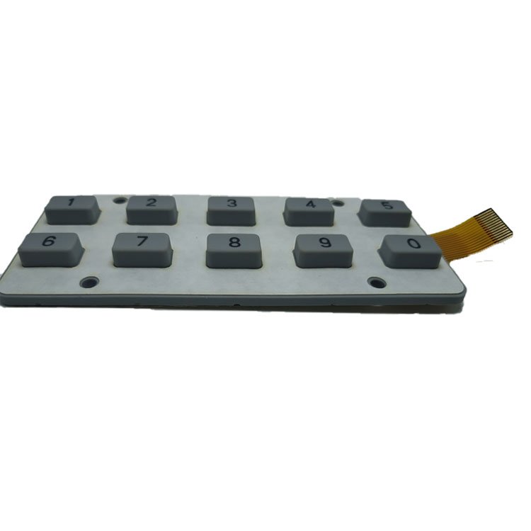 remote control silk printing rubber keypad membrane