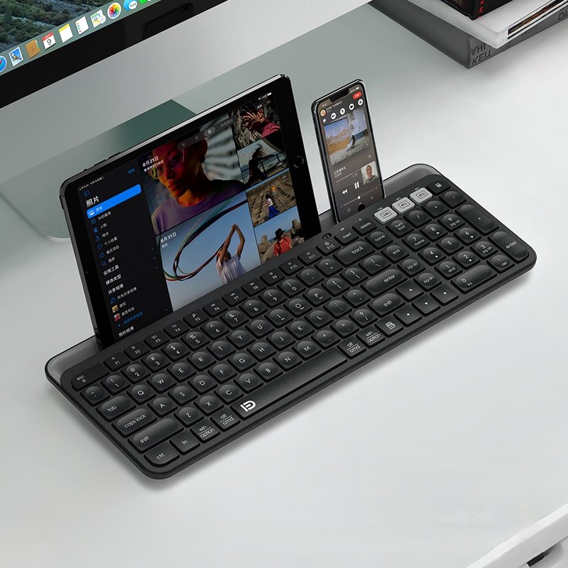 FD OEM K912T Wireless Multi Device Keyboard for Windows macOS PadOS Android or Chrome OS BT5.0 Compact Compatible