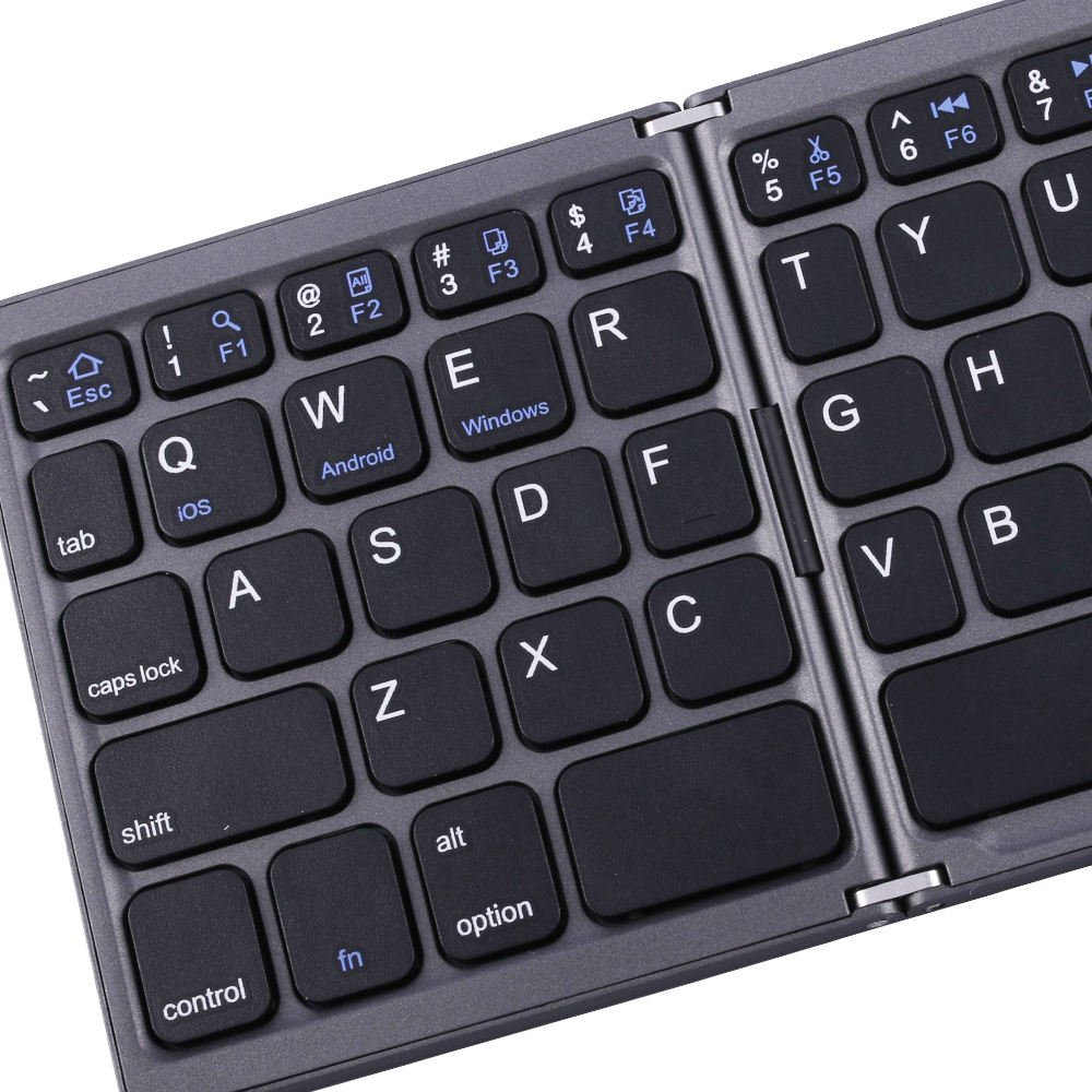 2023 Type C B033 Shortcut Mini Wireless Portable Bluetooth Folding Foldable Keyboard for Mobile Phones and Tablet
