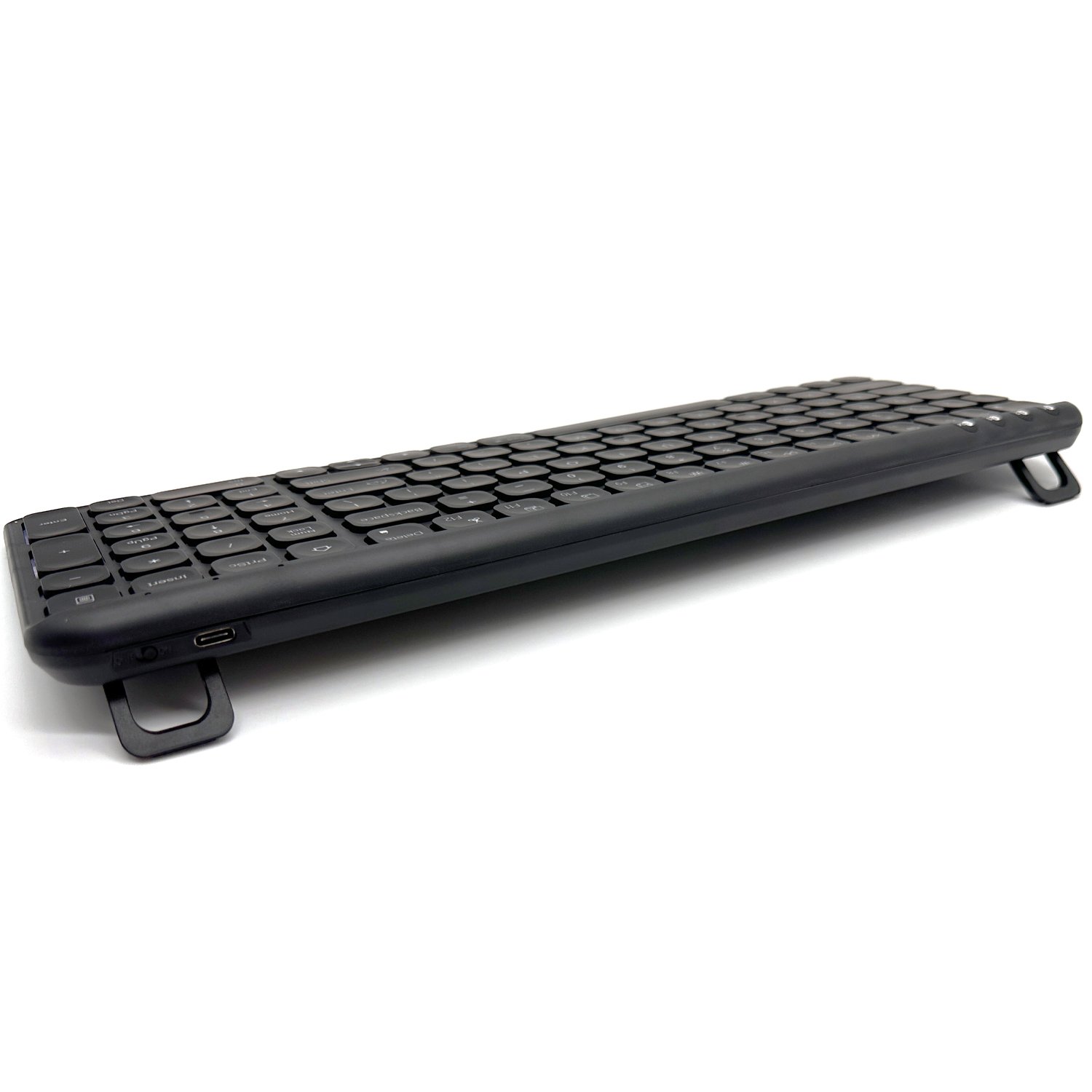 2024 new Private Dual Mode Wireless 2.4g Bluetooth Backlit Keyboard Multi-device Ultra Thin With double bracket