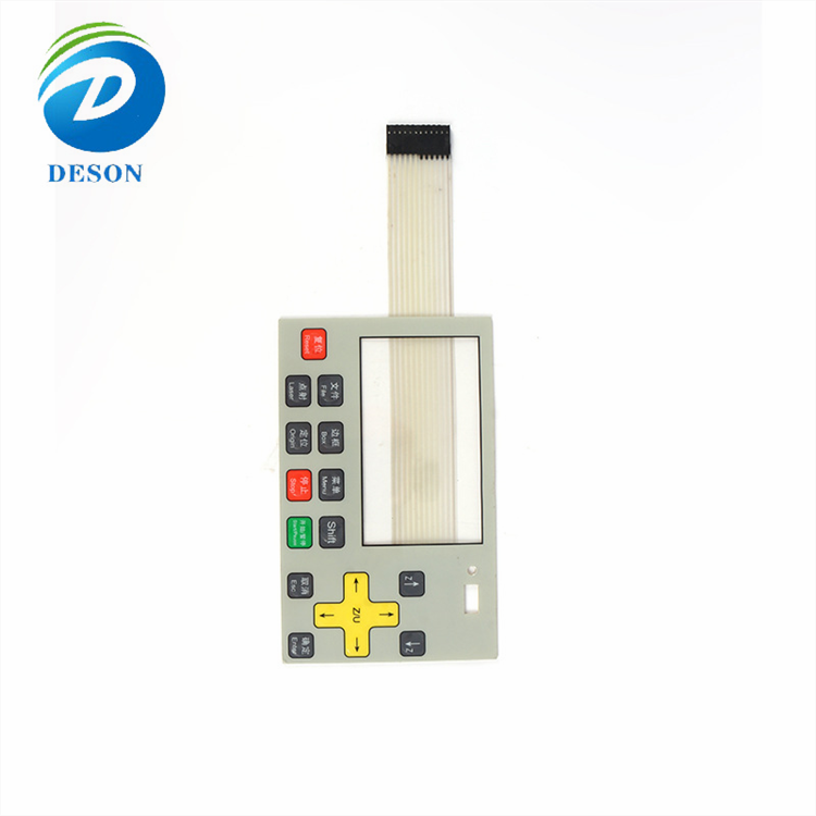 Deson Custom Waterproof Durable Led Lgf Flexible Membrane Switch Backlight Panel Keypad Keyboard polycarbonate keypad