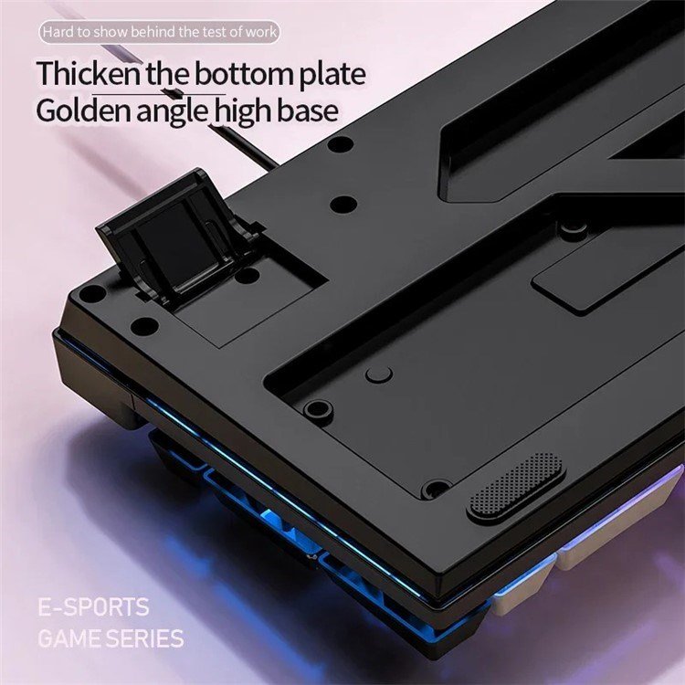 YINDIAO K500 Backlit Wired Gaming Keyboard Ambient Light Home Computer Keyboard