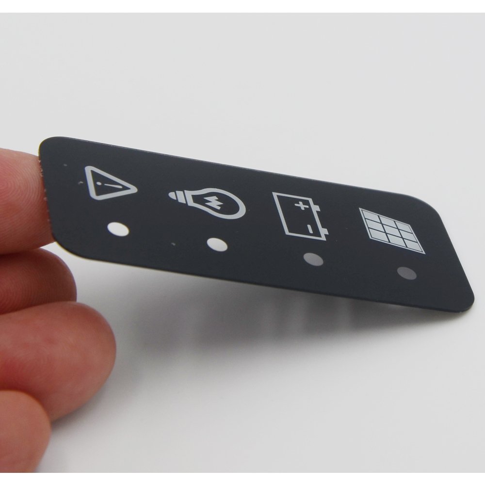 China Factory Made Machine Front Panel Membrane Keyboard Cover Adhesive Sticker Window Graphic Overlay Arylic Front Panel