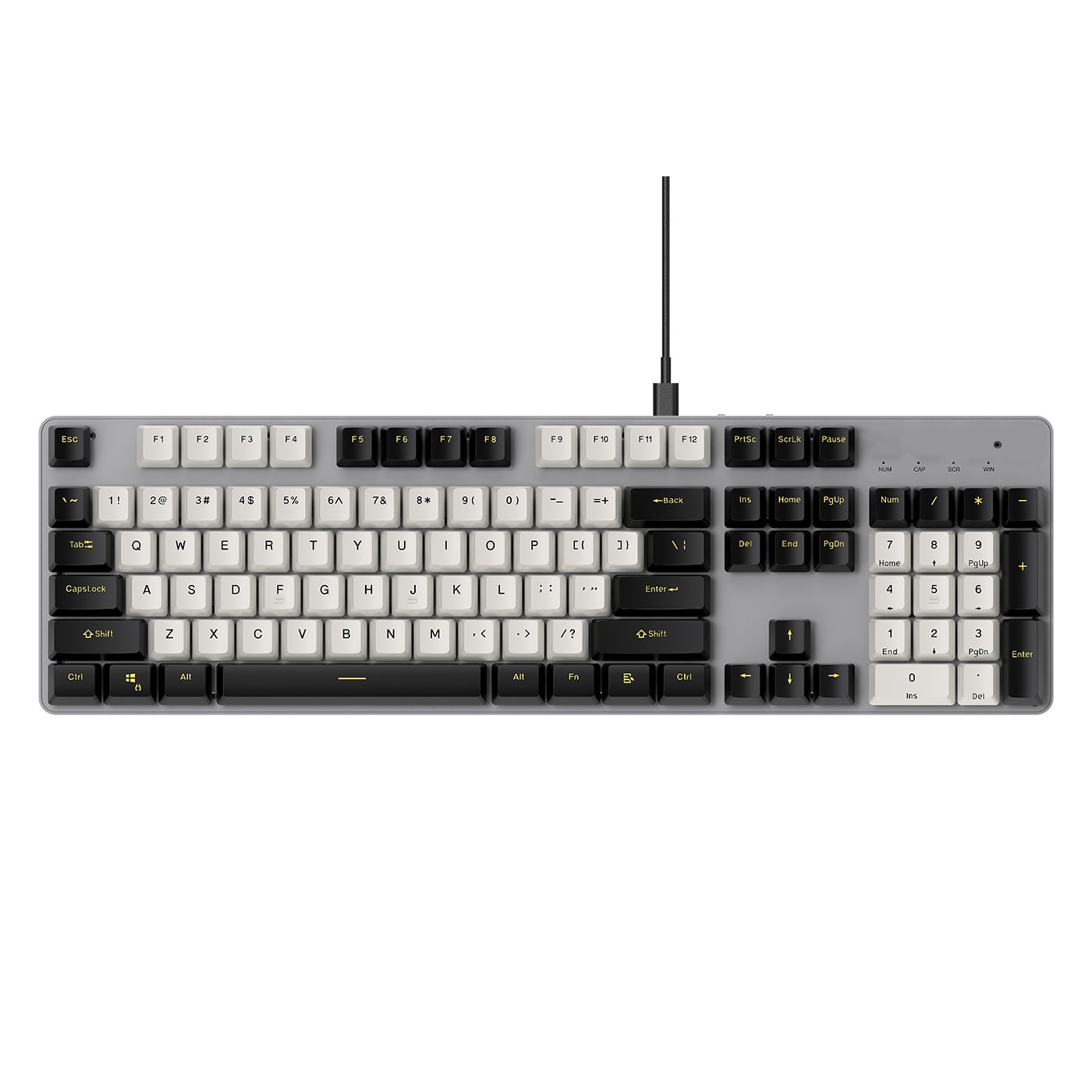 Custom 104 Keys LED Backlit USB Wired Gaming Keyboard Red Switch Anti-Ghosting Durable Computer Mechanical Keyboard for Gamer