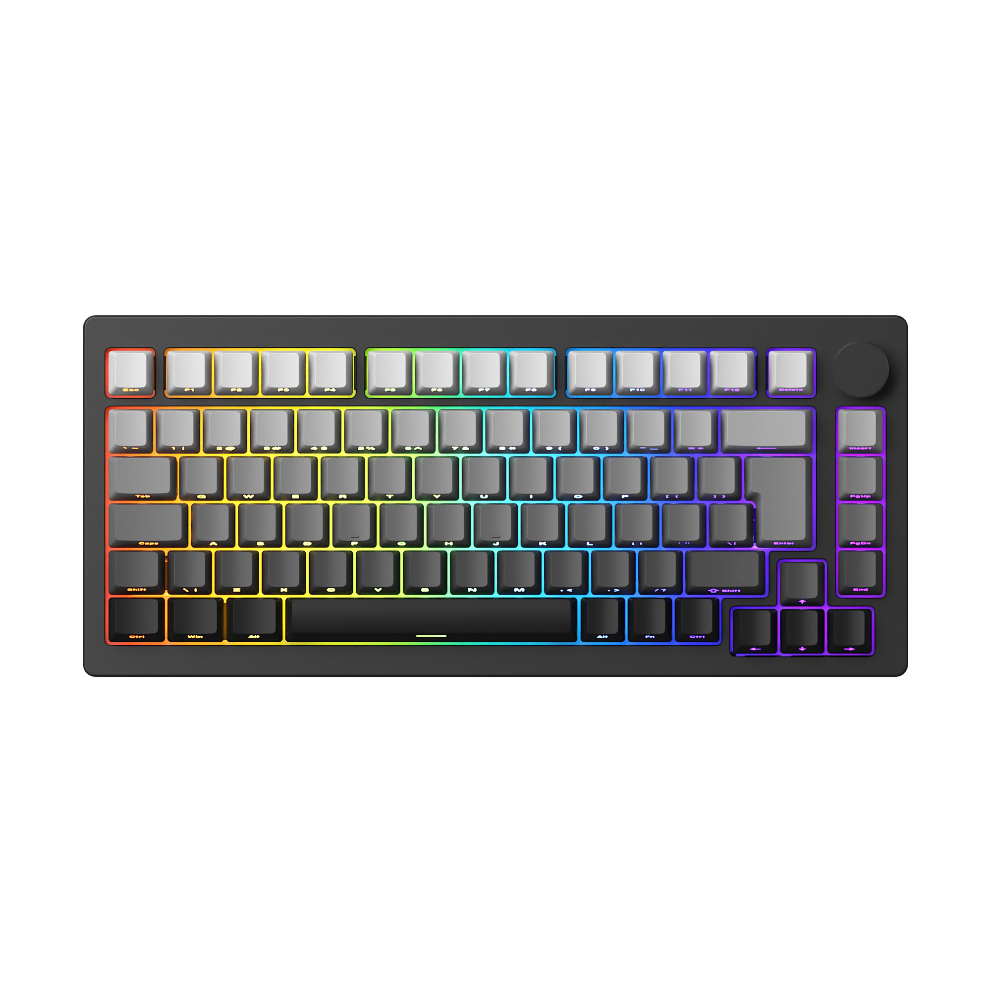 Akko MonsGeek M1W V3 HE-SP 75% 82-key Aluminum Magnetic Switches Keyboard Hall Effect Gradient Keyboard With Knob