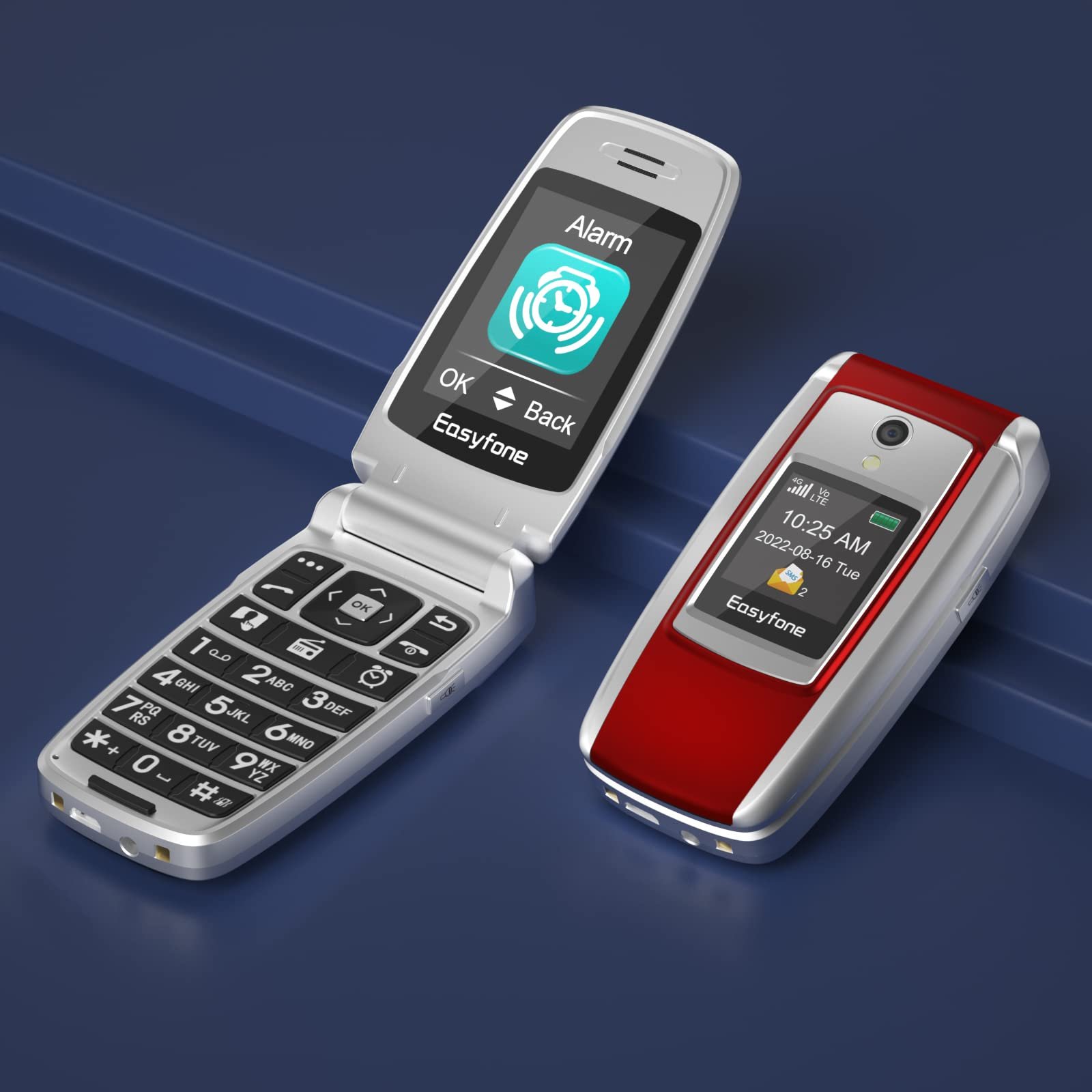 Senior Feature Keypad Flip Phone For Elder
