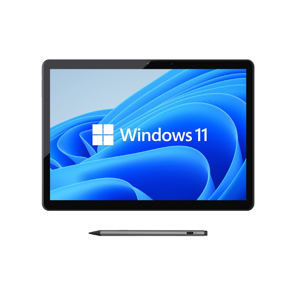 New 12 Inch 2 in 1 Windows 11 Dual Type-C Smart Touch Screen Display 2160x1440 IPs Tablet Laptop With Stylus Pen Keyboard