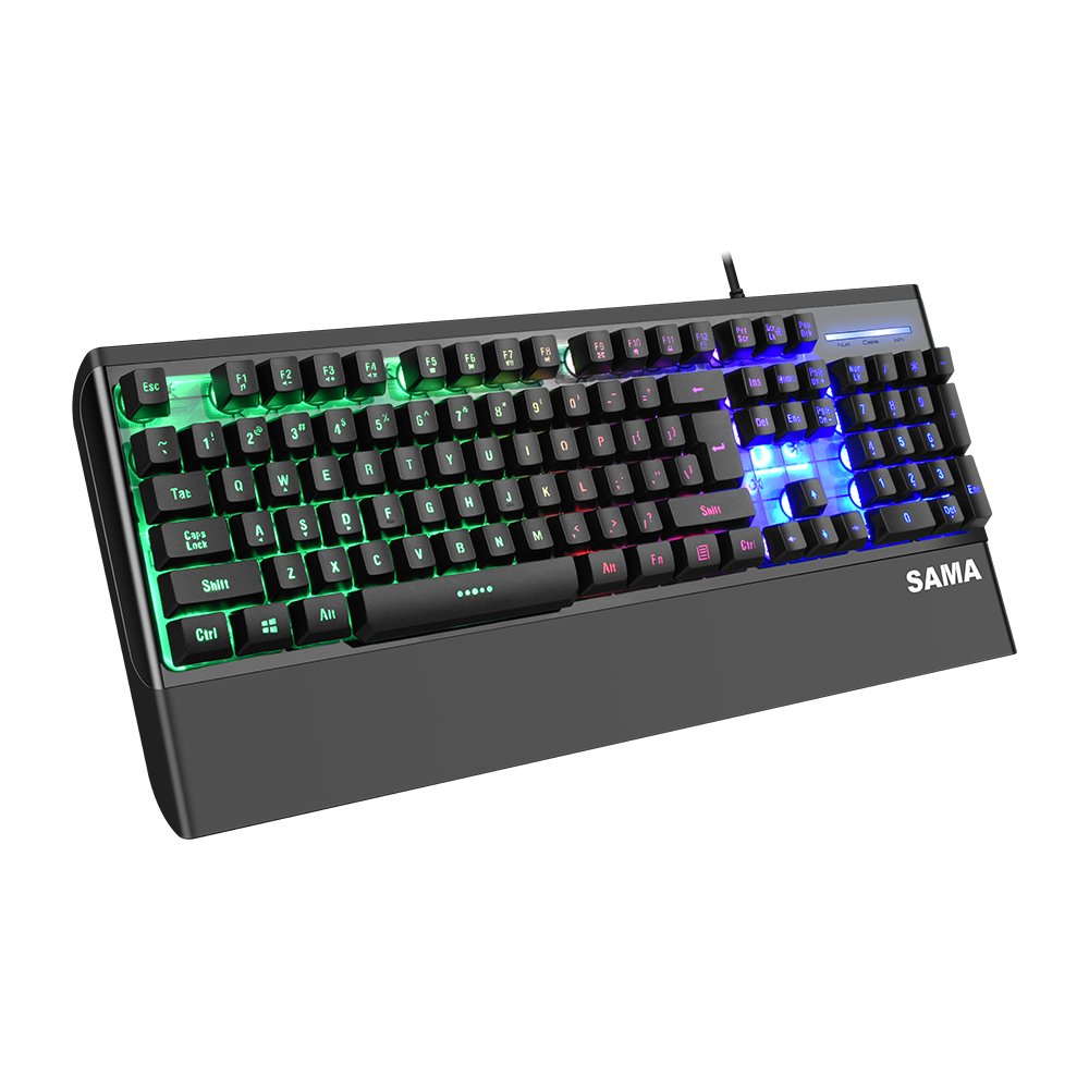 SAMA RGB Mouse and Keyboard Combos Teclado Gamer Kit Wired Gaming Keyboard and Mouse Set