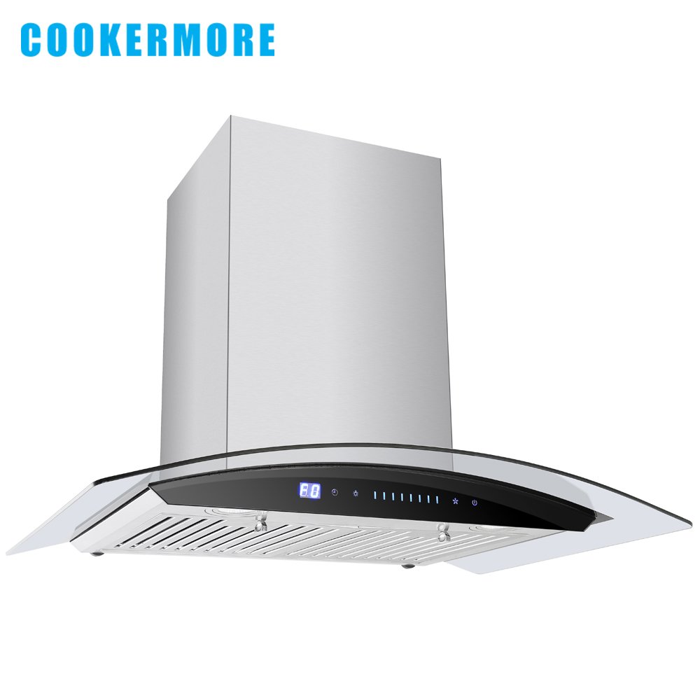 Commercial kitchen range exhaust hood restaurant vented cooker hood