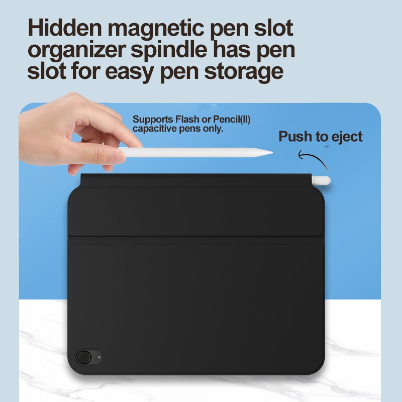 No Bluetooth Touch for power magic keyboard casewith Magnetic pen slot Backlight Keyboard Covers for iPad Air4/5/pro11inch