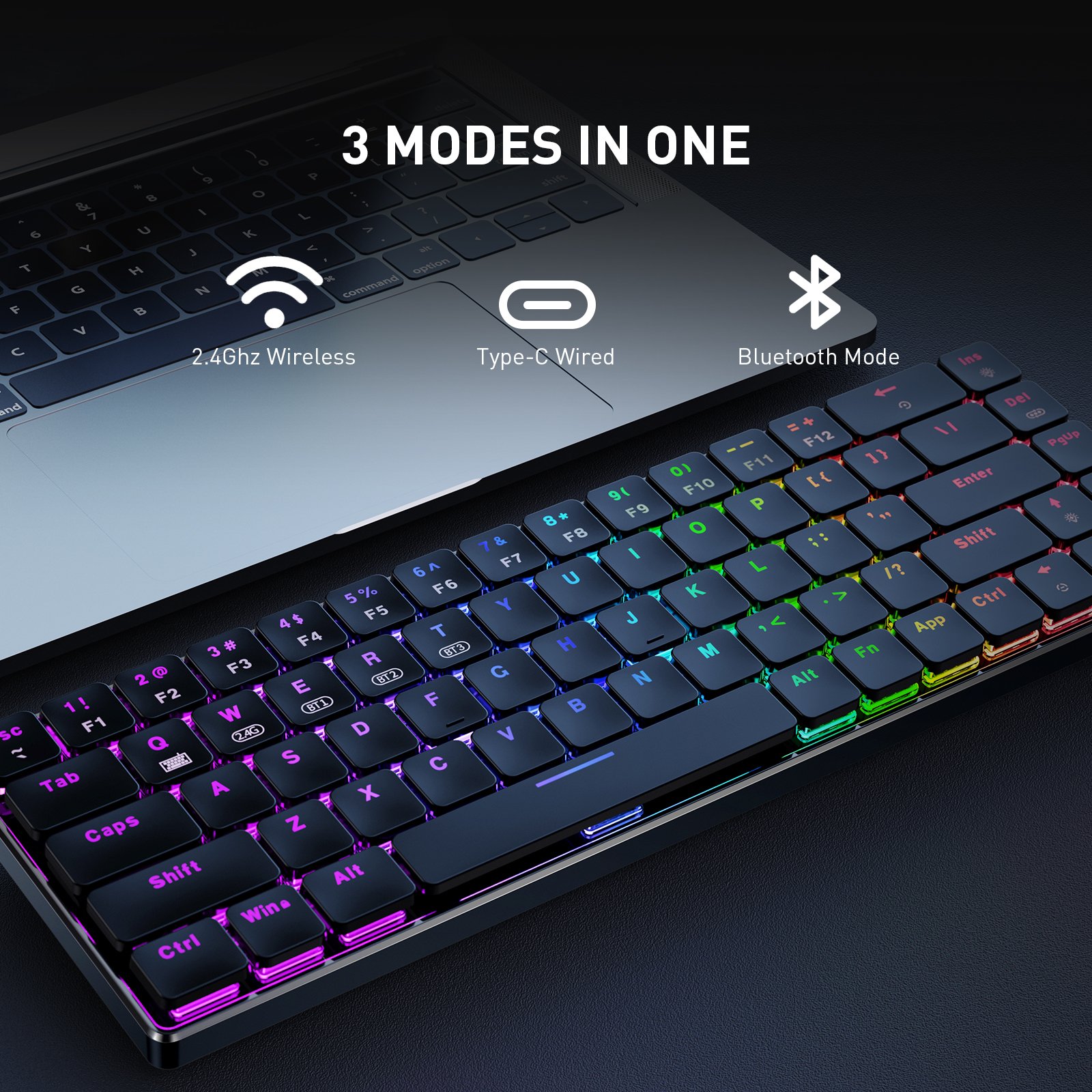 Top End Small Wholesales OEM ODM Quality Guarantee Ergonomic Design Onikuma G29 Wireless Gaming Keyboard