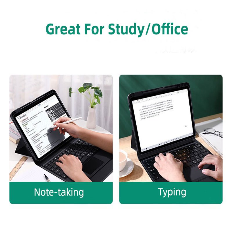 Wireless Smart Folio Keyboard Covers Cases For 2023 XiaoMi Pad 6 Touch Shaft Keyboard Cover with Smart Touchpad