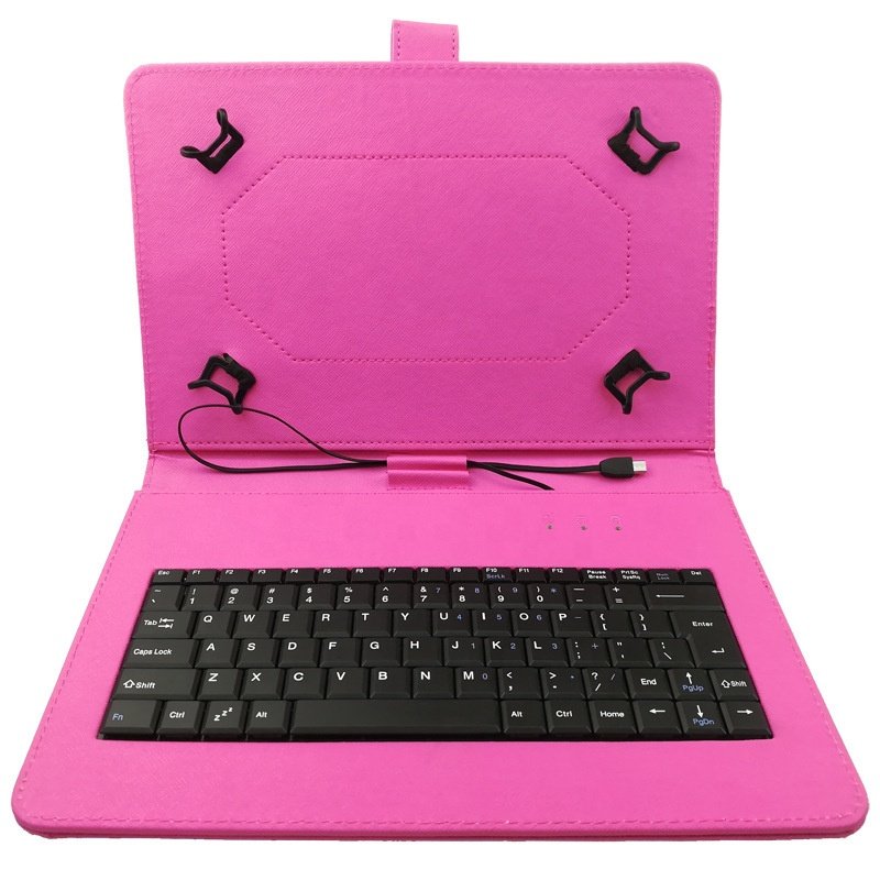 Universal 7 8 9 10.1 inch Tablet Keyboard pu leather Case cover with Customized language for Samsung Galaxy TAB