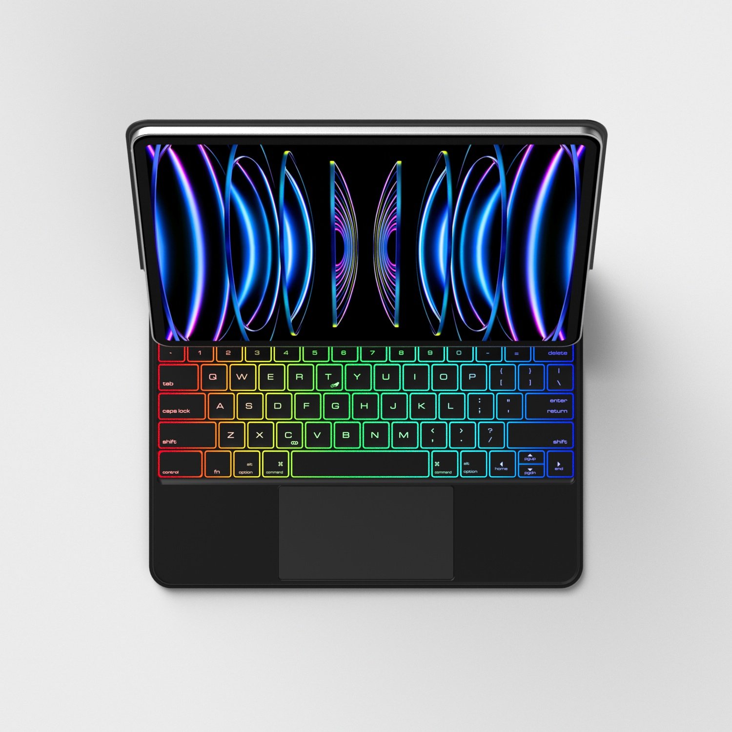 Magic Keyboard For iPad Pro 12.9 inch 3rd 2nd Pro 12.9" 5th Air 4th Magnetic Trackpad Backlit Smart Keyboards Cover Case