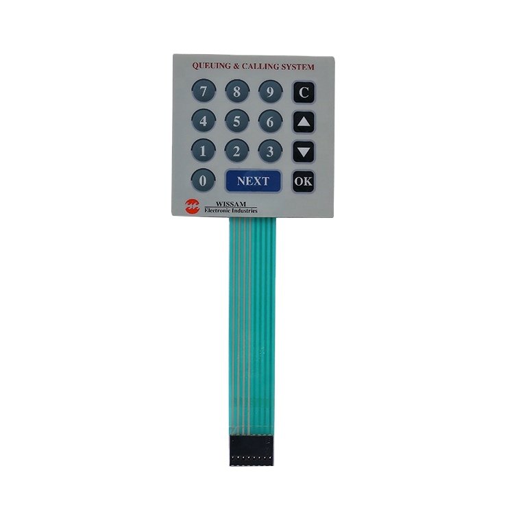 4X4 16 buttons standard membrane switch/membrane keypad/membrane keyboard