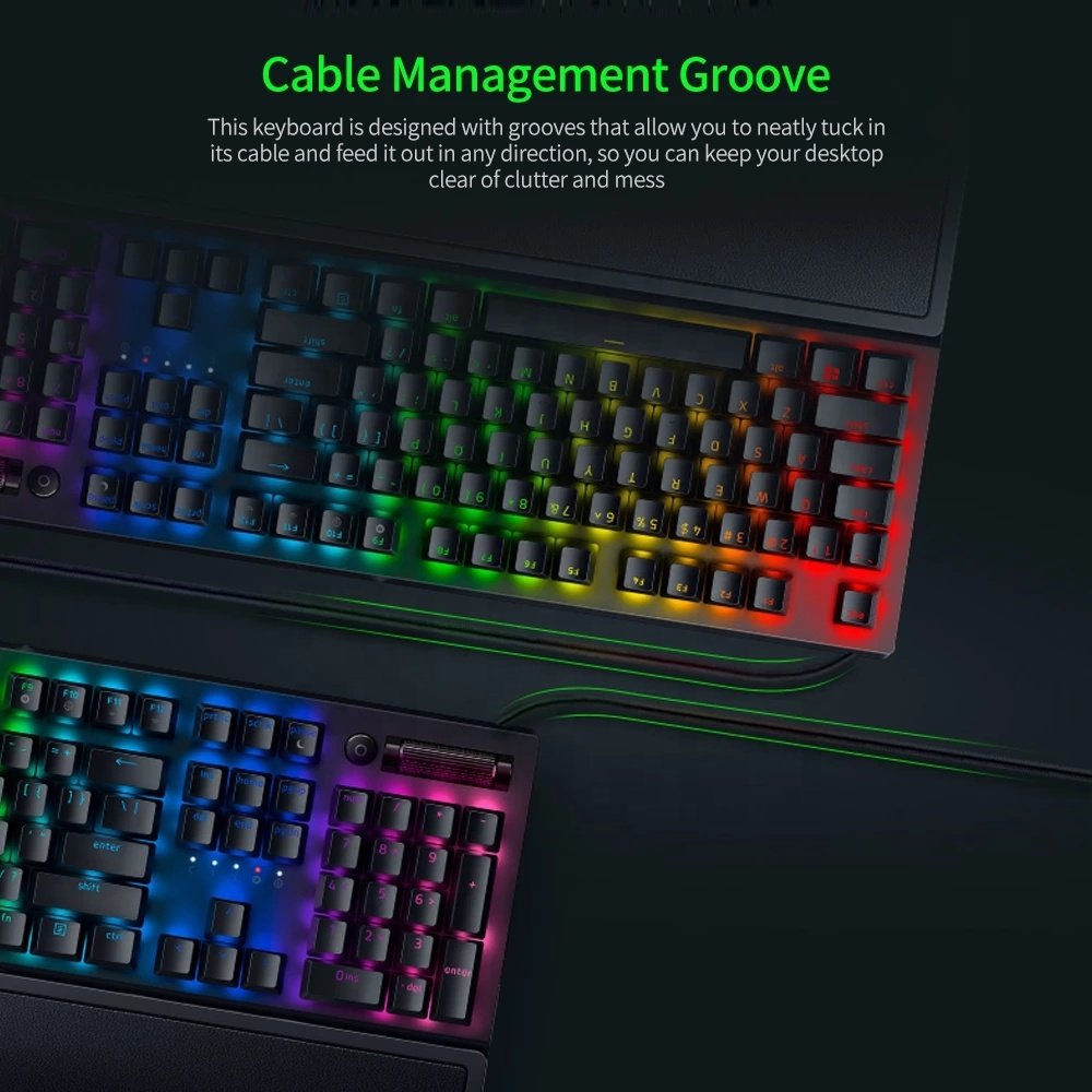 Razer BlackWidow V3 Electronics Gaming Keyboard Multicolor Keyboard RGB Switch Mechanical 104 Keys Wired Keyboard ps 5