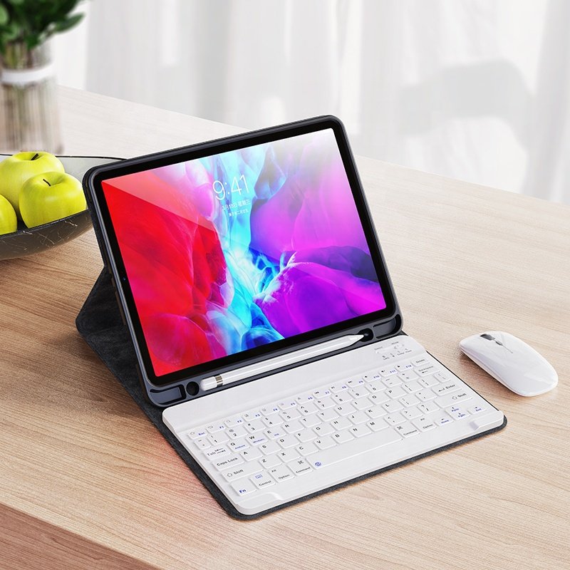 USAMS New Design 10.9 inches mini smart bluetooth keyboard protective case keyboard and mous wireless for ipad keyboard