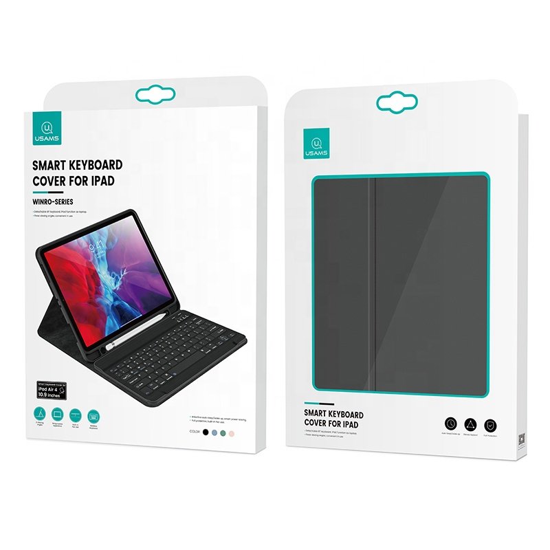 USAMS New Design 10.9 inches mini smart bluetooth keyboard protective case keyboard and mous wireless for ipad keyboard