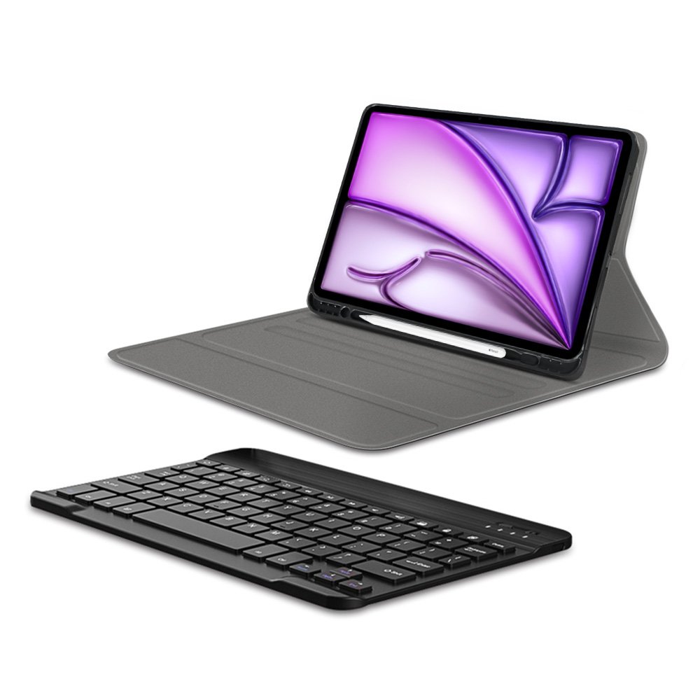 ultra thin wireless keyboard case For iPad air 13 2024 magnetic leather tablet case cover factory wholesales