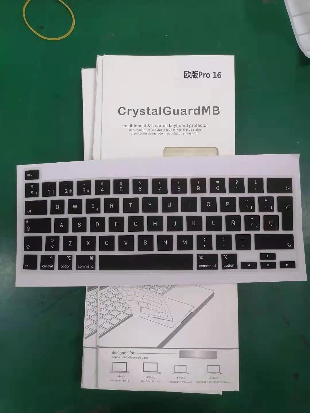 EU Spanish Black Color Keyboard Covers Silicone Keyboard Protector For Macbook Pro Touch Bar Keyboard Cover