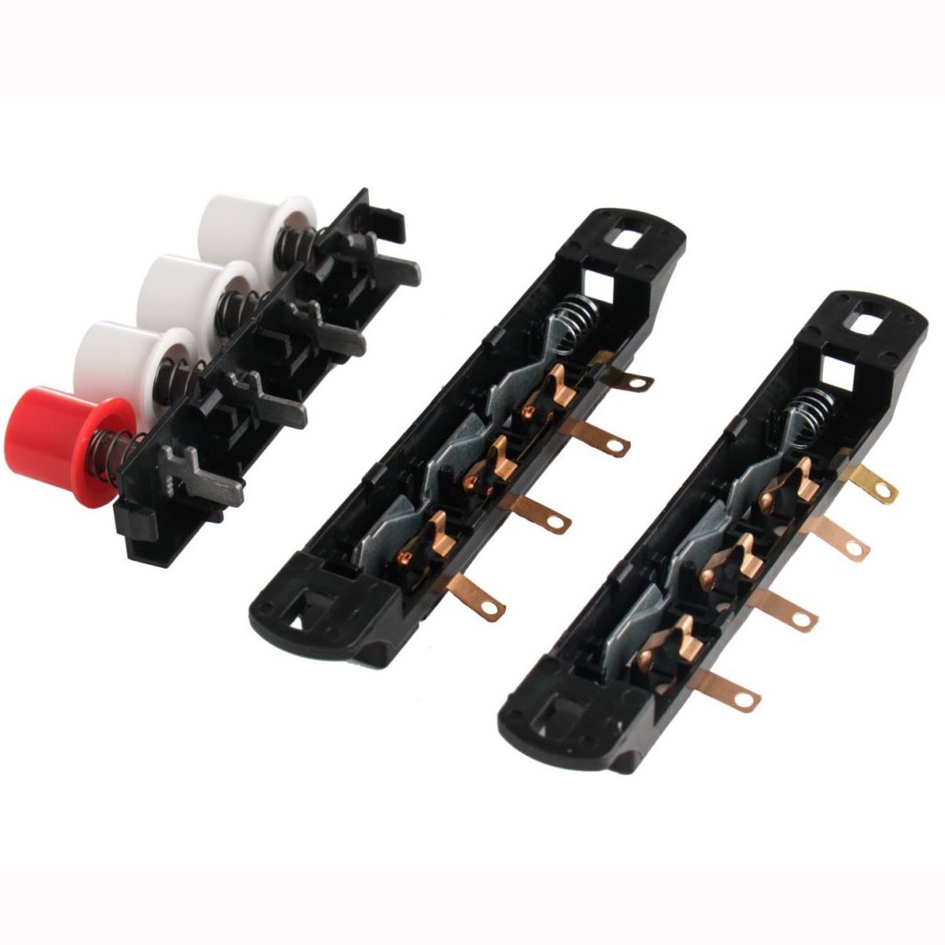 2024 New 4 Speed Push Button Fan Switch 1A250V AC Push Button Switch For Table Fan