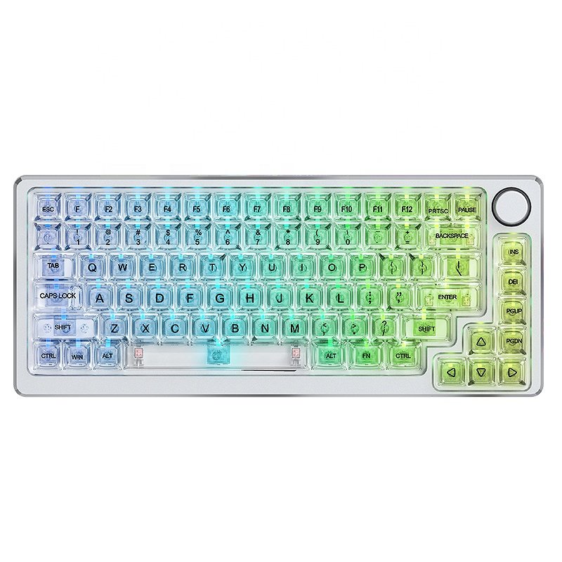 Fully transparent mechanical keyboard