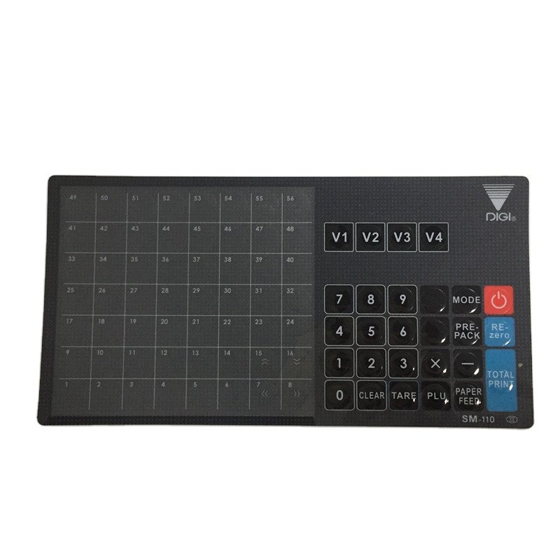 SM110 Keyboard Overlay for DIGI SM110P scale SM110PCS