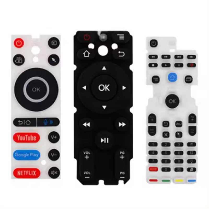 Customized button electronic keyboard silicone buttons