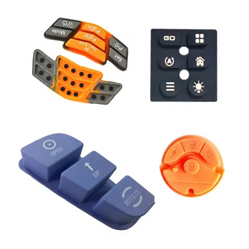 Customized button electronic keyboard silicone buttons