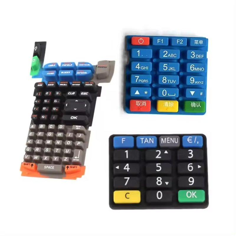 Customized button electronic keyboard silicone buttons