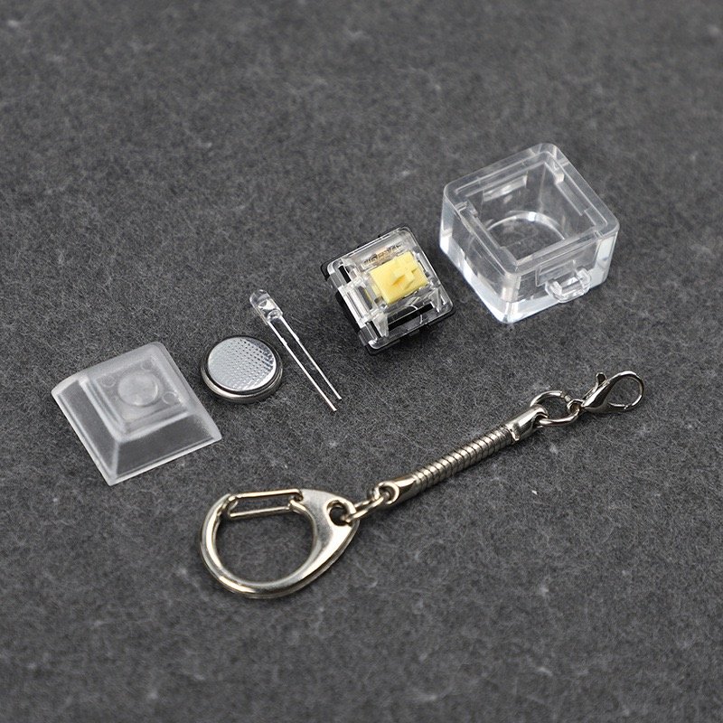 Cherry MX Keychain Tester Keyboard Gateron ttc jwk Colors Razer Cherry Profile Transparent Keycap keychain