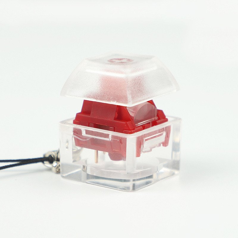 Cherry MX Keychain Tester Keyboard Gateron ttc jwk Colors Razer Cherry Profile Transparent Keycap keychain
