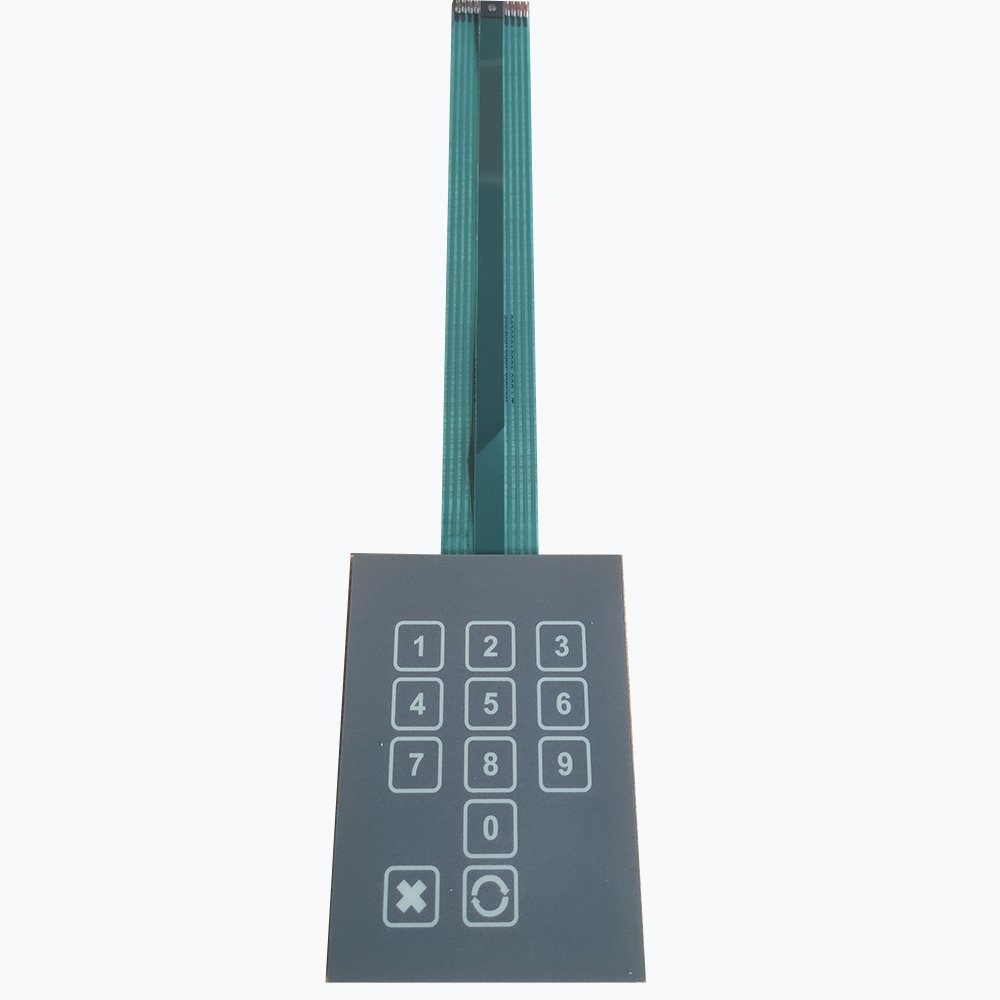 high quality custom membrane graphic overlay and keypad membrane switch with SO9001 certificates