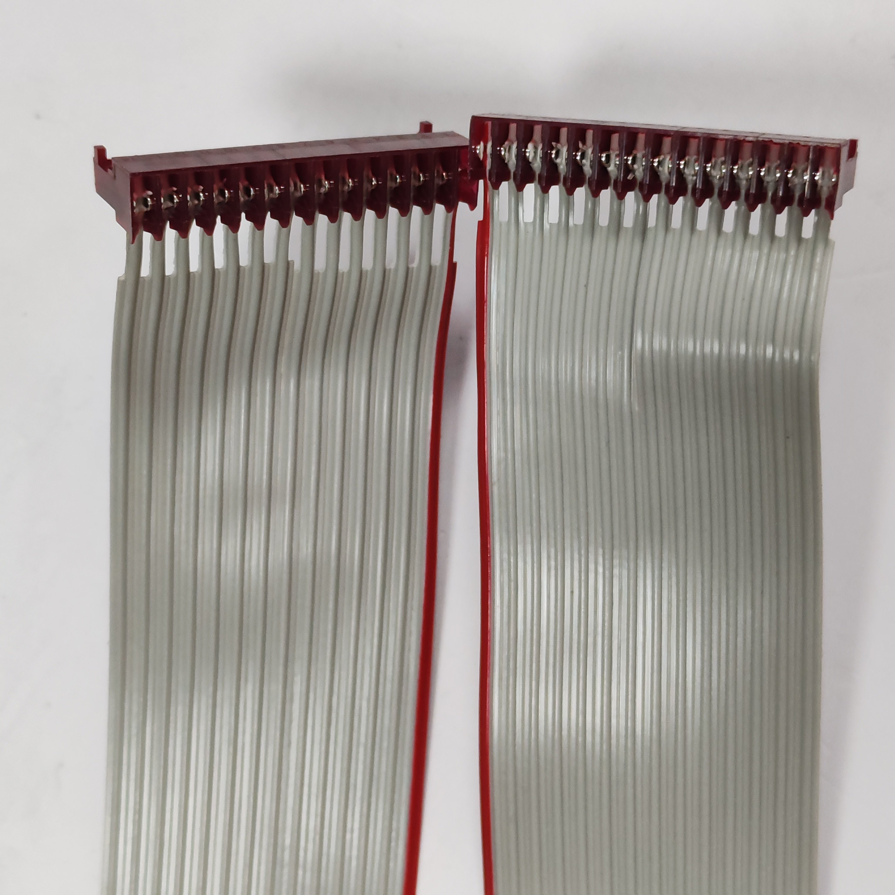 Durable Grey data cable single-row 14pins ribbon cable for fuel dispenser keypad encore 500s 100cm